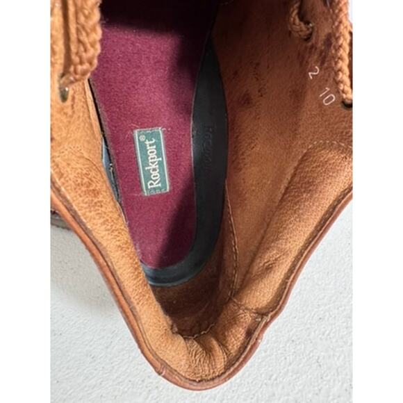 "ROCKPORT" Womens Ankle Boots Lace Up Y2K Preppy Work Lace up Outdoor Hiking - Picture 15 of 15